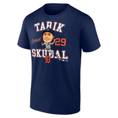 Tarik Skubal Detroit Tigers Fanatics Hometown Caricature Player T-Shirt | MLB Discount