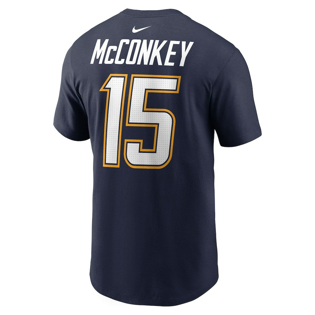 Los Angeles Chargers Nike Ladd McConkey  Alternate Super Chargers Name & Number T-Shirt