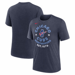 Chicago Cubs Nike Electric Bear Tri-Blend T-Shirt | MLB Sale