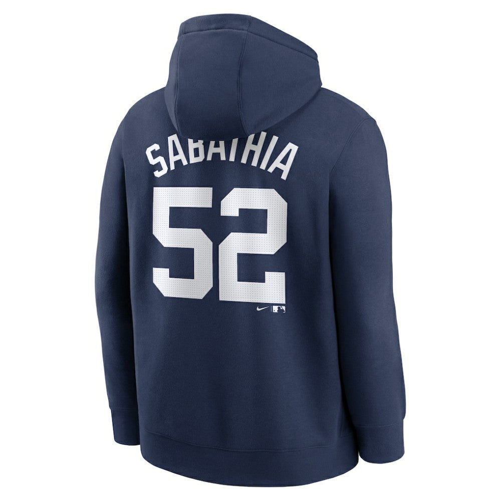 CC Sabathia New York Yankees Nike Retired Player Name & Number Club Pullover Hoodie | MLB Outlet