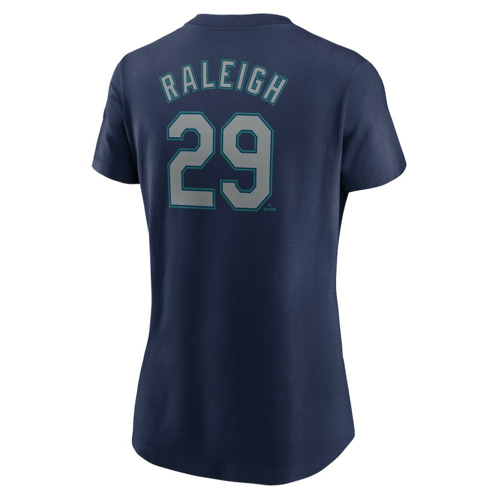 Cal Raleigh Seattle Mariners Nike Women's Cooperstown Collection Fuse Name & Number T-Shirt | MLB New