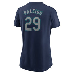 Cal Raleigh Seattle Mariners Nike Women's Cooperstown Collection Fuse Name & Number T-Shirt | MLB New