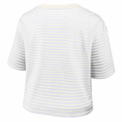 Philadelphia Eagles Nike Women's Striped Cropped T-Shirt
