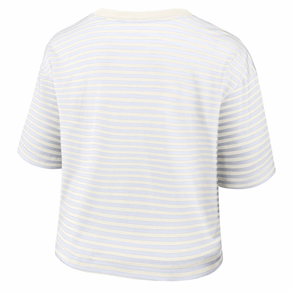 Washington Commanders Nike Women's Striped Cropped T-Shirt