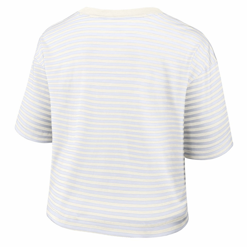 Washington Commanders Nike Women's Striped Cropped T-Shirt