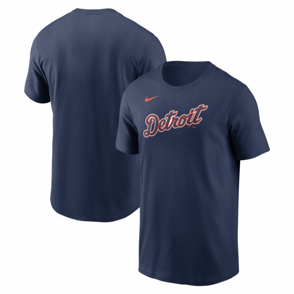 Detroit Tigers Nike Alternate Wordmark T-Shirt | MLB New