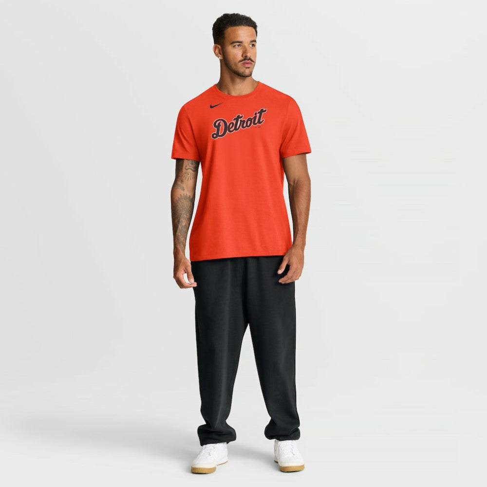 Detroit Tigers Nike Alternate Wordmark T-Shirt | MLB Outlet