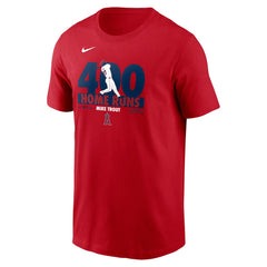 Mike Trout Los Angeles Angels Nike 400 Career Home Runs T-Shirt | MLB On Sale