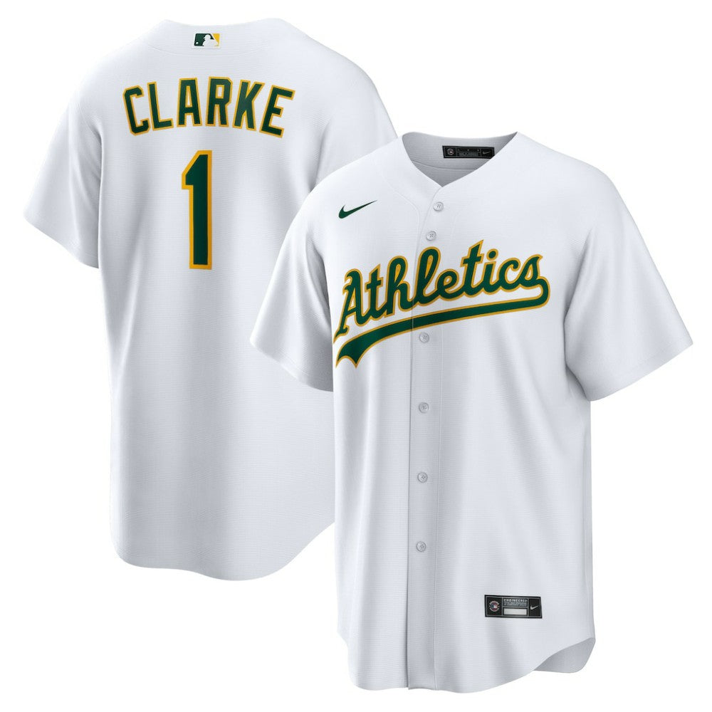 Denzel Clarke Athletics Nike Home Replica Jersey | MLB Shop