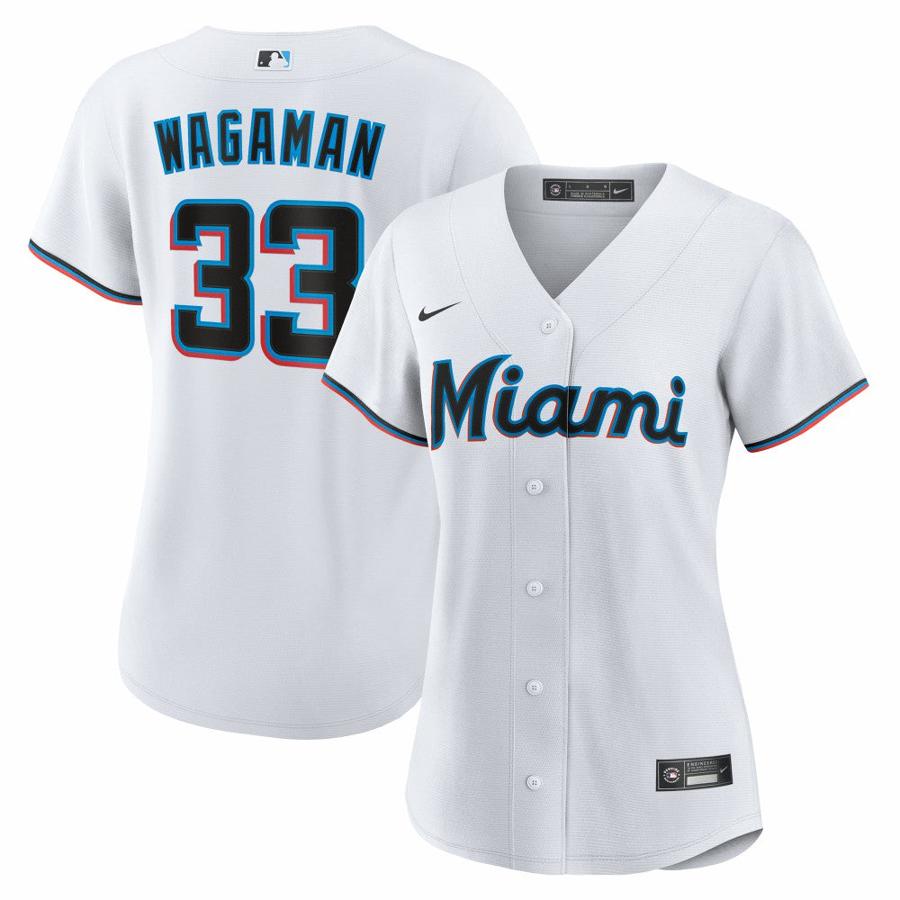 Eric Wagaman Miami Marlins Nike Women's Home Replica Jersey | MLB Sale