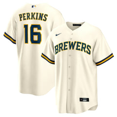 Blake Perkins Milwaukee Brewers Nike Home Replica Jersey | MLB US