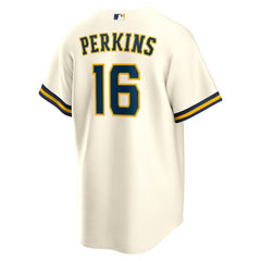 Blake Perkins Milwaukee Brewers Nike Home Replica Jersey | MLB US