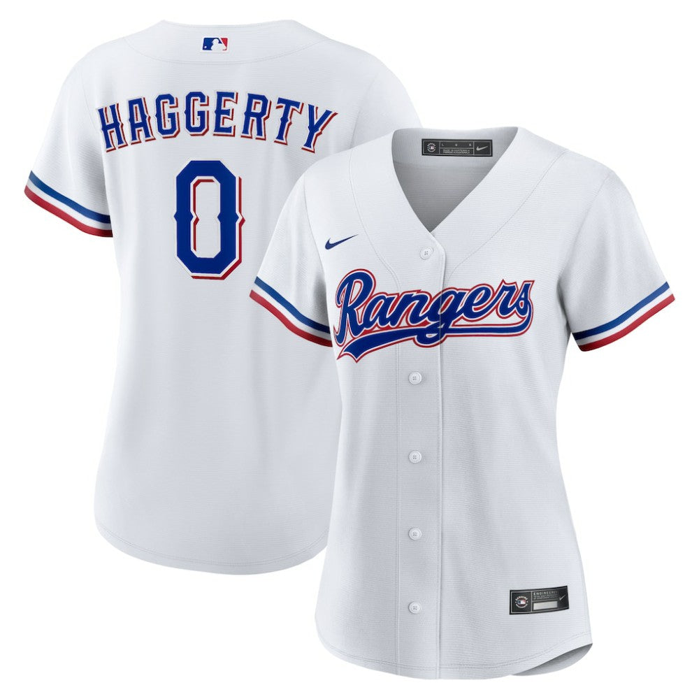 Sam Haggerty Texas Rangers Nike Women's Home Replica Jersey | MLB Sale