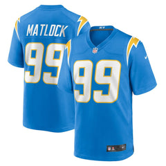 Los Angeles Chargers Nike Scott Matlock  Team Game Jersey