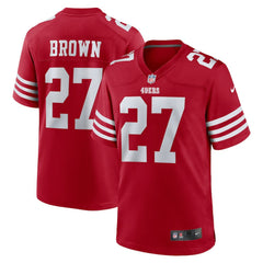 San Francisco 49ers Nike Ji'Ayir Brown  Team Game Jersey