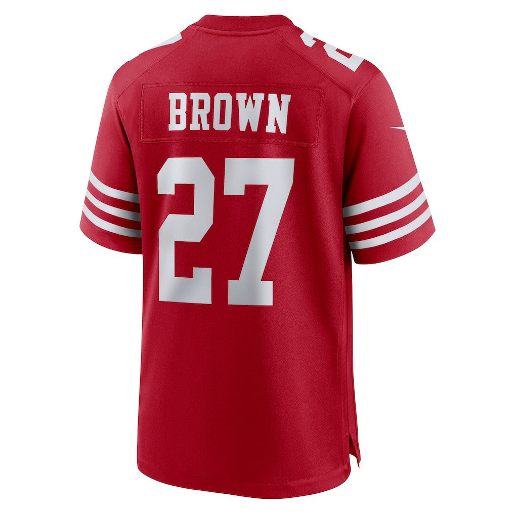 San Francisco 49ers Nike Ji'Ayir Brown  Team Game Jersey