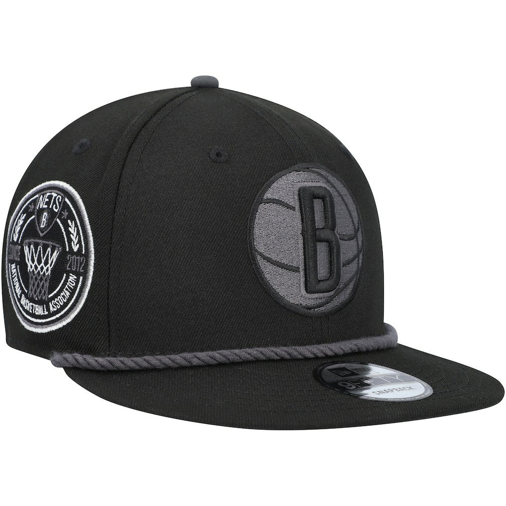 Brooklyn Nets Back Laurels 9FIFTY Snapback Hat Discount