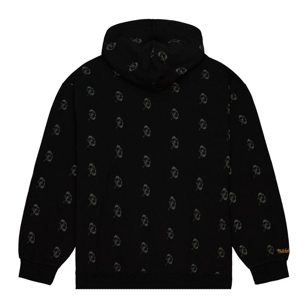 Green Bay Packers Mitchell & Ness Allover Print Fleece Pullover Hoodie