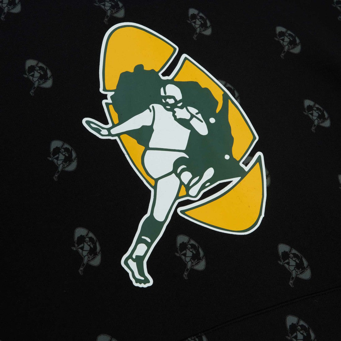 Green Bay Packers Mitchell & Ness Allover Print Fleece Pullover Hoodie