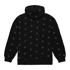 Las Vegas Raiders Mitchell & Ness Allover Print Fleece Pullover Hoodie