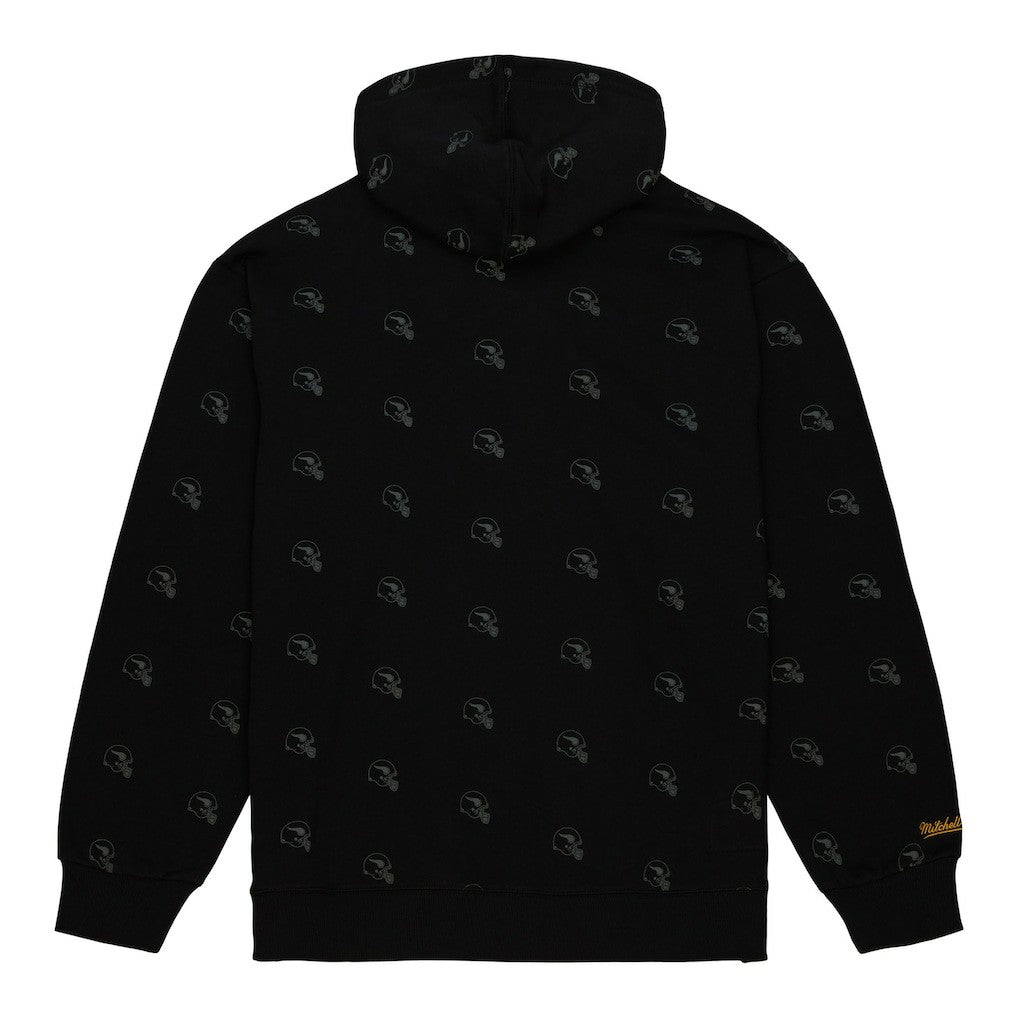 Minnesota Vikings Mitchell & Ness Allover Print Fleece Pullover Hoodie