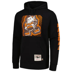 Cleveland Browns Mitchell & Ness Gridiron Classics Big Face 7.0 Pullover Hoodie
