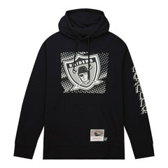 Las Vegas Raiders Mitchell & Ness Gridiron Classics Big Face 7.0 Pullover Hoodie