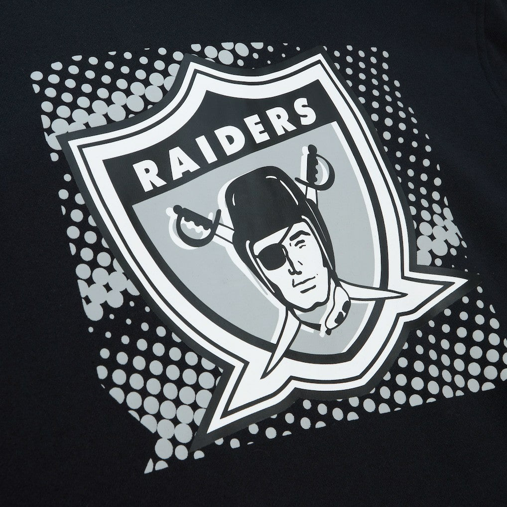 Las Vegas Raiders Mitchell & Ness Gridiron Classics Big Face 7.0 Pullover Hoodie