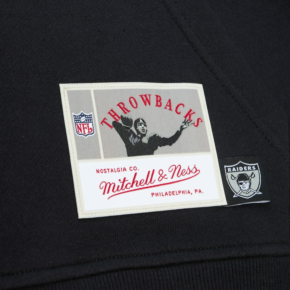 Las Vegas Raiders Mitchell & Ness Gridiron Classics Big Face 7.0 Pullover Hoodie