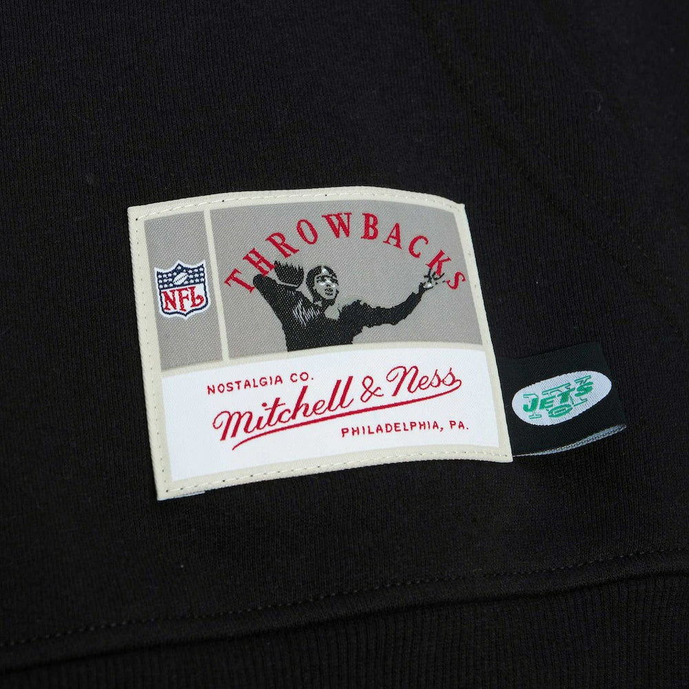 New York Jets Mitchell & Ness Gridiron Classics Big Face 7.0 Pullover Hoodie