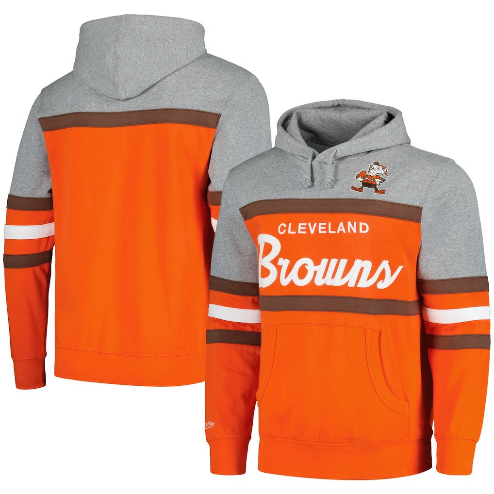 Cleveland Browns Mitchell & Ness Head Coach Pullover Hoodie