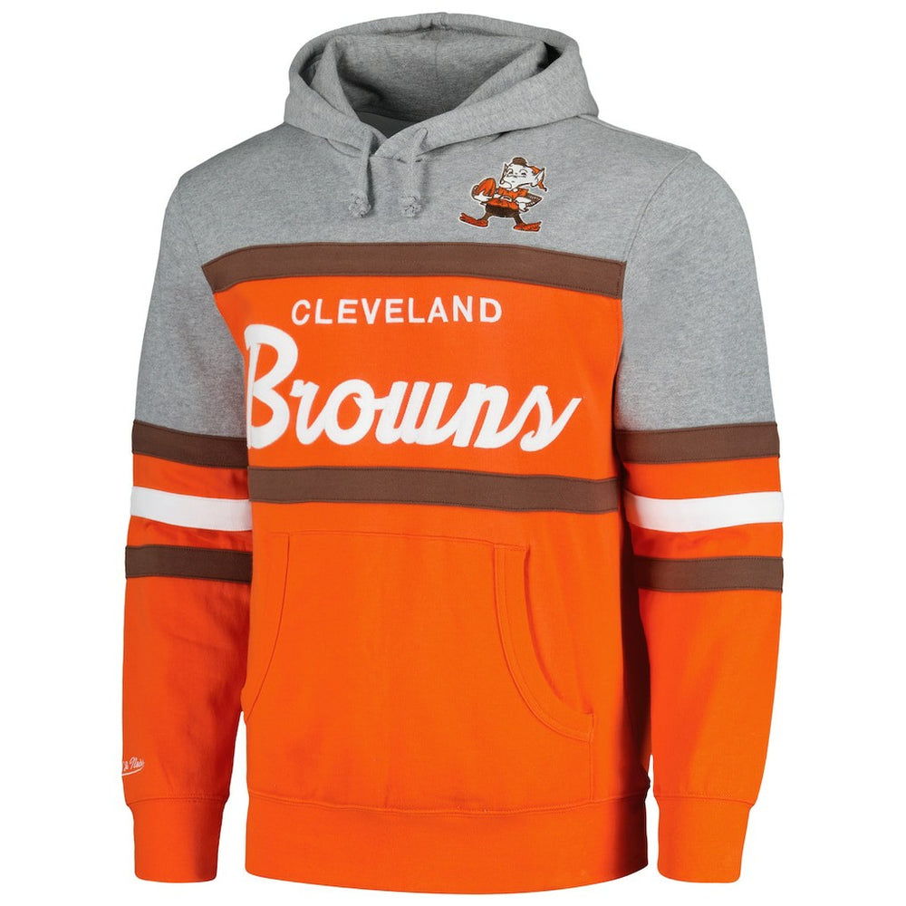 Cleveland Browns Mitchell & Ness Head Coach Pullover Hoodie