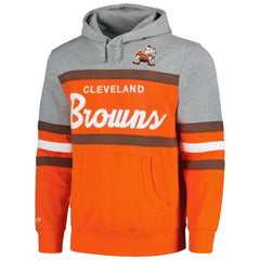 Cleveland Browns Mitchell & Ness Head Coach Pullover Hoodie