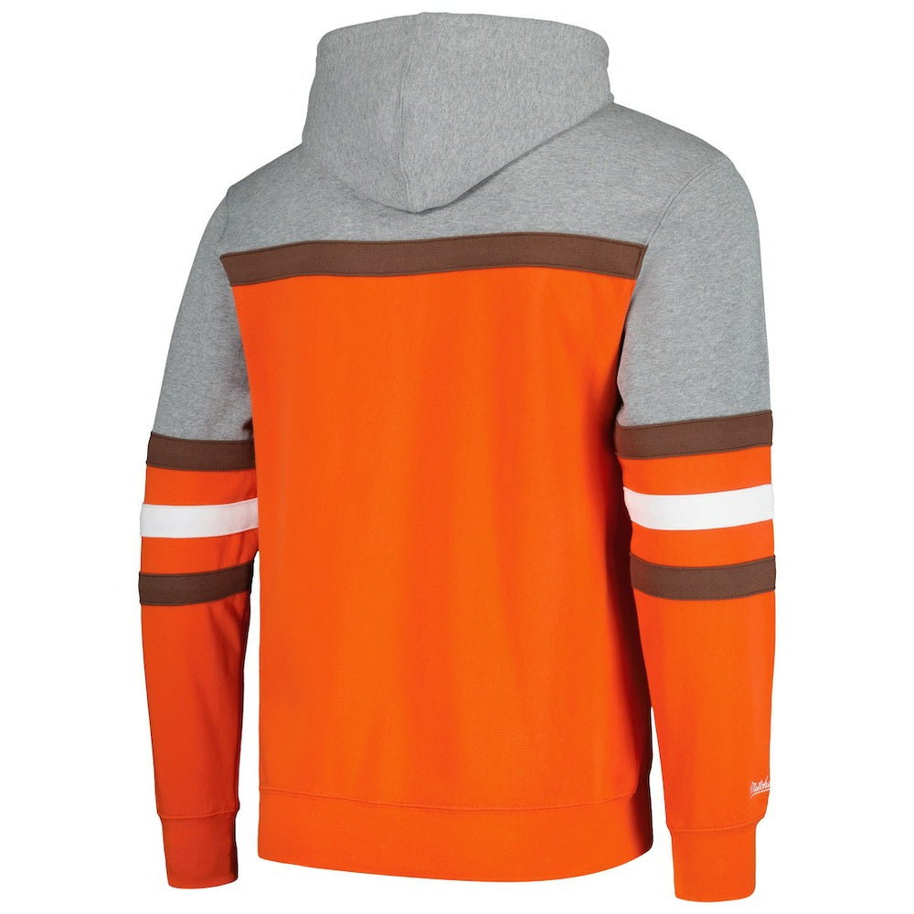 Cleveland Browns Mitchell & Ness Head Coach Pullover Hoodie