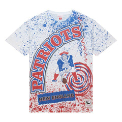 New England Patriots Mitchell & Ness Team Burst Sublimated T-Shirt