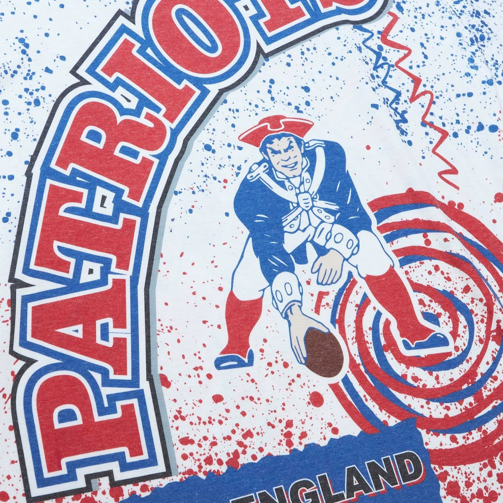 New England Patriots Mitchell & Ness Team Burst Sublimated T-Shirt