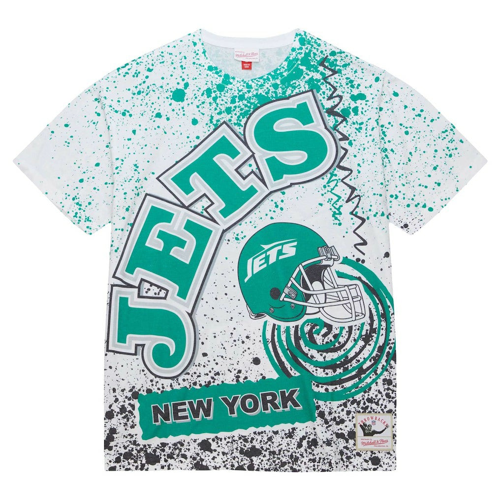 New York Jets Mitchell & Ness Team Burst Sublimated T-Shirt