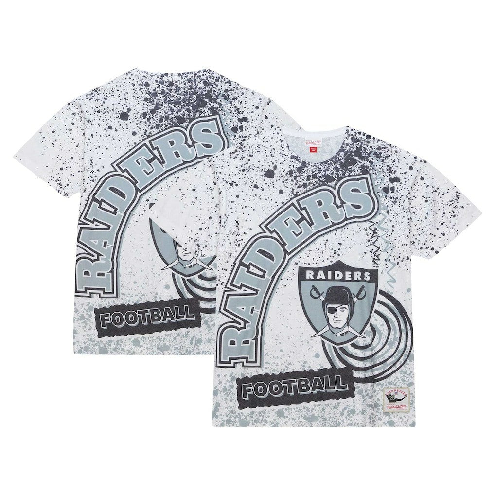 Las Vegas Raiders Mitchell & Ness Team Burst Sublimated T-Shirt