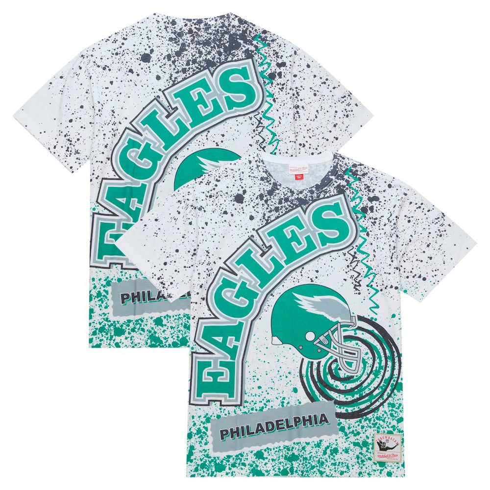 Philadelphia Eagles Mitchell & Ness Team Burst Sublimated T-Shirt