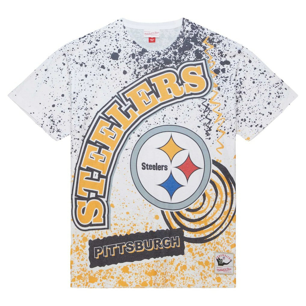 Pittsburgh Steelers Mitchell & Ness Team Burst Sublimated T-Shirt