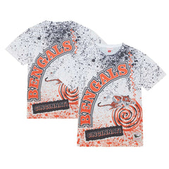 Cincinnati Bengals Mitchell & Ness Team Burst Sublimated T-Shirt
