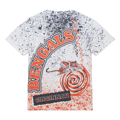 Cincinnati Bengals Mitchell & Ness Team Burst Sublimated T-Shirt