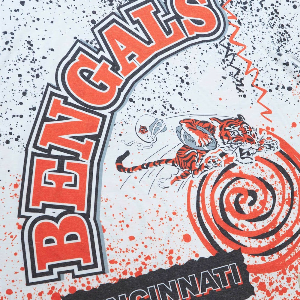Cincinnati Bengals Mitchell & Ness Team Burst Sublimated T-Shirt