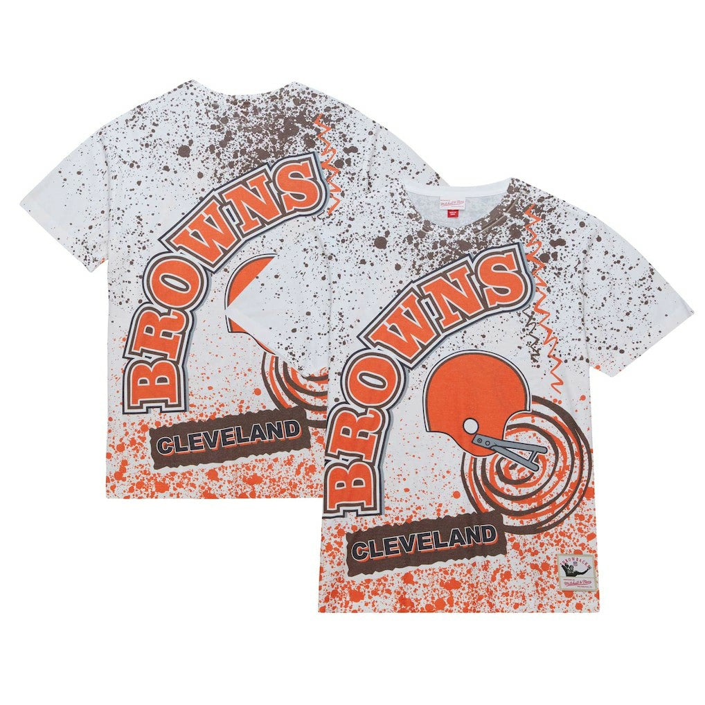 Cleveland Browns Mitchell & Ness Team Burst Sublimated T-Shirt