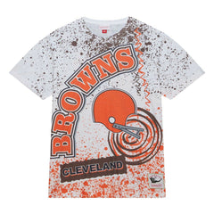 Cleveland Browns Mitchell & Ness Team Burst Sublimated T-Shirt