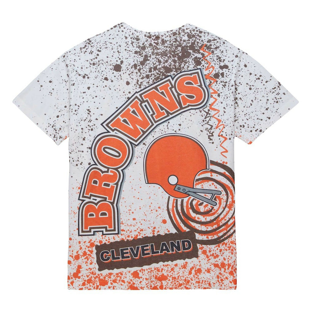 Cleveland Browns Mitchell & Ness Team Burst Sublimated T-Shirt