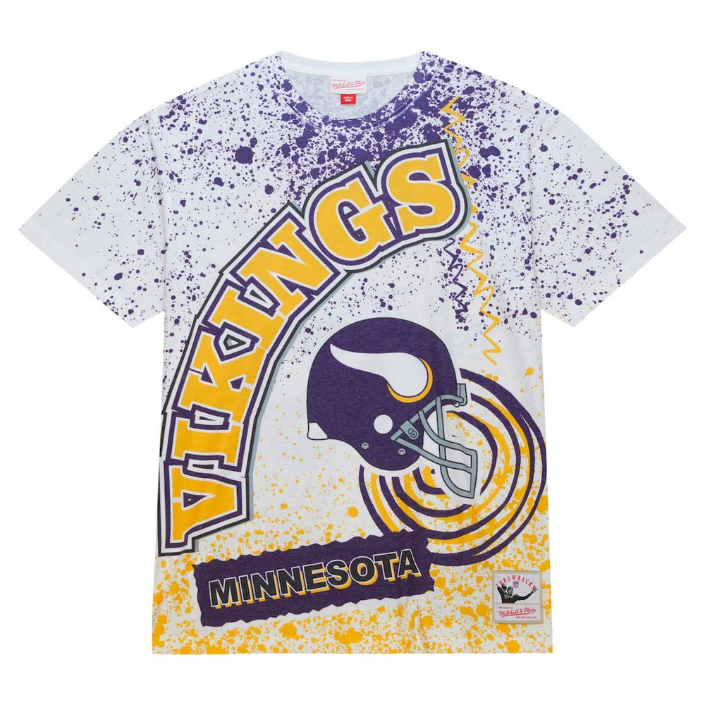 Minnesota Vikings Mitchell & Ness Team Burst Sublimated T-Shirt