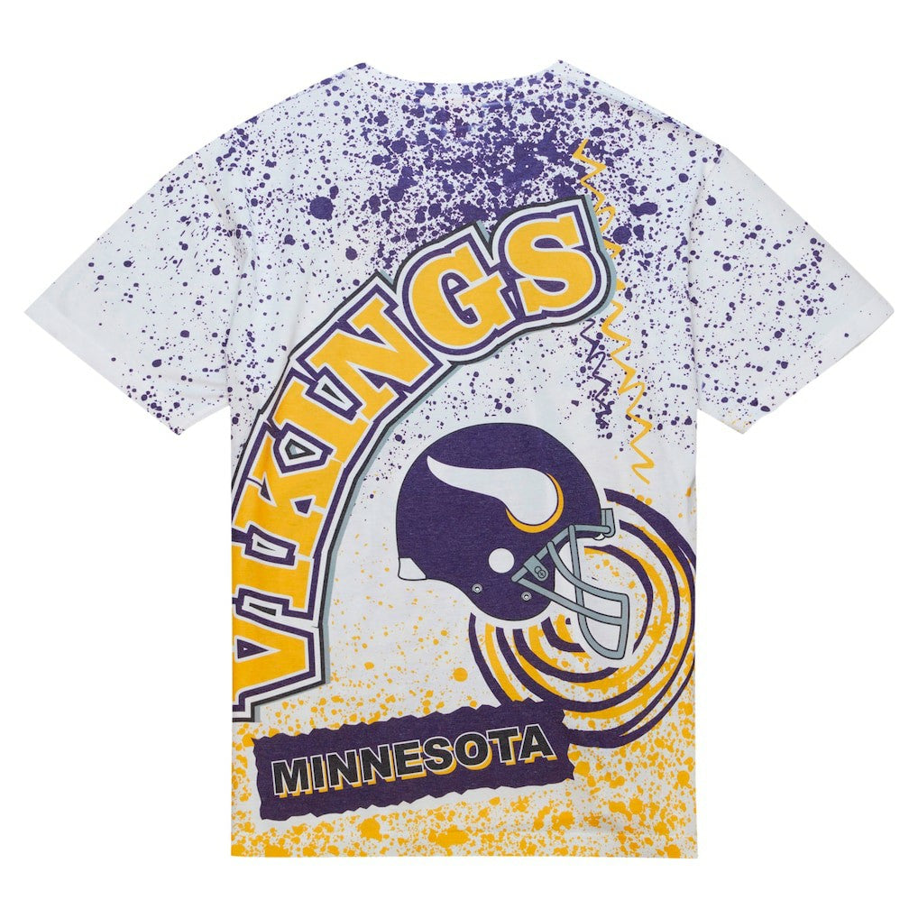 Minnesota Vikings Mitchell & Ness Team Burst Sublimated T-Shirt