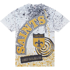 New Orleans Saints Mitchell & Ness Team Burst Sublimated T-Shirt