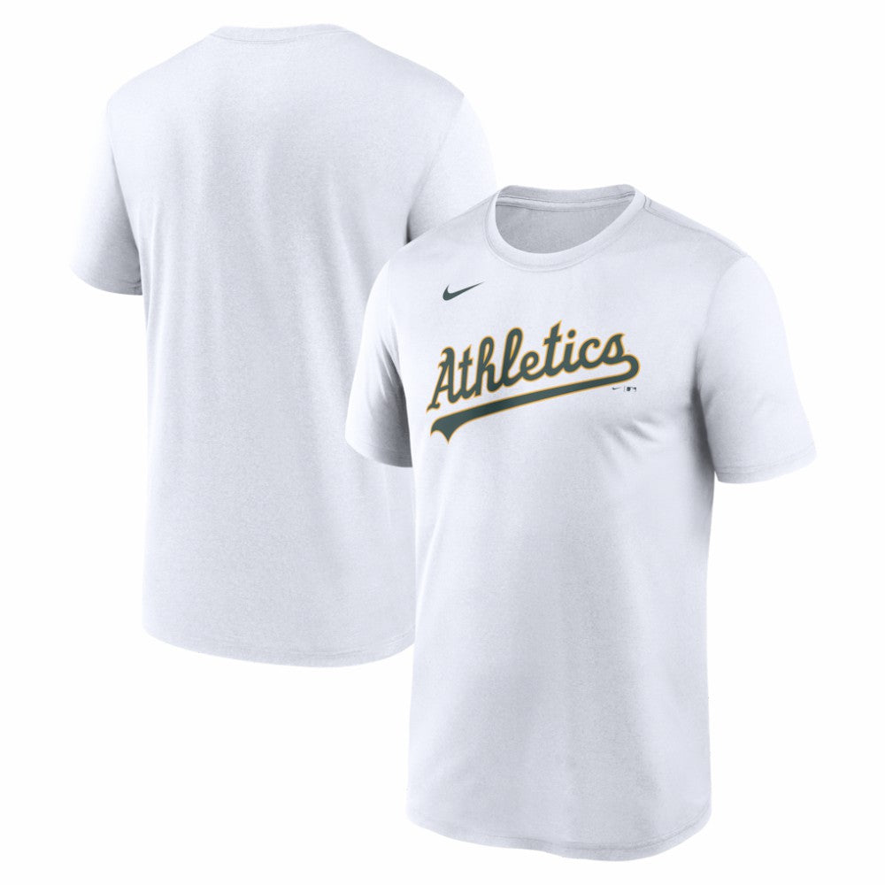 Athletics Nike New Legend Wordmark Dri-FIT T-Shirt | MLB Outlet